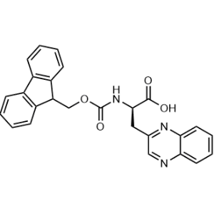 (R)-2-((((9H-Fluoren-9-yl)methoxy)carbonyl)amino)-3-(quinoxalin-2-yl)propanoic acid|CS-1346368