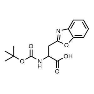 3-(Benzo[d]oxazol-2-yl)-2-((tert-butoxycarbonyl)amino)propanoic acid|CS-1346378