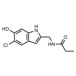 N-((5-Chloro-6-hydroxy-1H-indol-2-yl)methyl)propionamide|CS-1346437