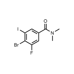 4-Bromo-3-fluoro-5-iodo-N,N-dimethylbenzamide|CS-1346578
