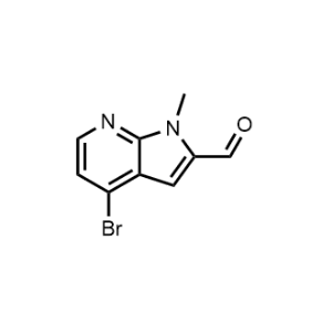 4-Bromo-1-methyl-1H-pyrrolo[2,3-b]pyridine-2-carbaldehyde|CS-1346579