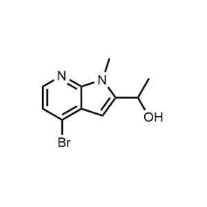 1-(4-Bromo-1-methyl-1H-pyrrolo[2,3-b]pyridin-2-yl)ethan-1-ol|CS-1346698