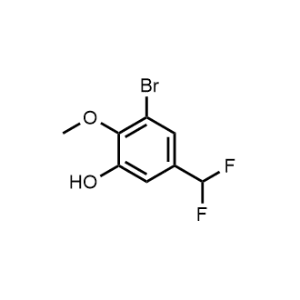 3-Bromo-5-(difluoromethyl)-2-methoxyphenol|CS-1346710