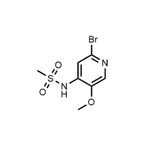 N-(2-Bromo-5-methoxypyridin-4-yl)methanesulfonamide|CS-1346725