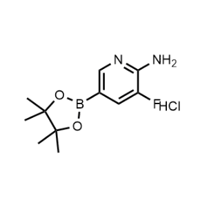 3-Fluoro-5-(4,4,5,5-tetramethyl-1,3,2-dioxaborolan-2-yl)pyridin-2-amine hydrochloride|CS-1346727
