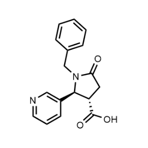 trans-1-Benzyl-5-oxo-2-(pyridin-3-yl)pyrrolidine-3-carboxylic acid|CS-1346743