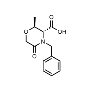 (2S,3R)-4-Benzyl-2-methyl-5-oxomorpholine-3-carboxylic acid|CS-1346755