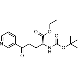 Ethyl (S)-2-((tert-butoxycarbonyl)amino)-5-oxo-5-(pyridin-3-yl)pentanoate|CS-1346760