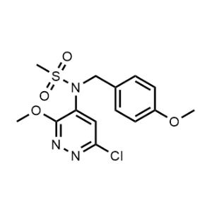 N-(6-Chloro-3-methoxypyridazin-4-yl)-N-(4-methoxybenzyl)methanesulfonamide|CS-1346764