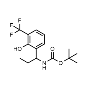 tert-Butyl (1-(2-hydroxy-3-(trifluoromethyl)phenyl)propyl)carbamate|CS-1346769
