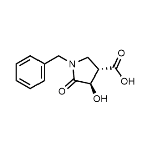 (3S,4R)-1-Benzyl-4-hydroxy-5-oxopyrrolidine-3-carboxylic acid|CS-1346770
