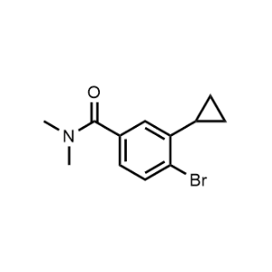 4-Bromo-3-cyclopropyl-N,N-dimethylbenzamide|CS-1346774