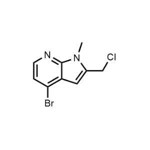 4-Bromo-2-(chloromethyl)-1-methyl-1H-pyrrolo[2,3-b]pyridine|CS-1346780