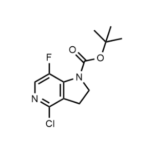 tert-Butyl 4-chloro-7-fluoro-2,3-dihydro-1H-pyrrolo[3,2-c]pyridine-1-carboxylate|CS-1346786