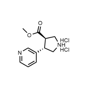 Methyl trans-4-(pyridin-3-yl)pyrrolidine-3-carboxylate dihydrochloride|CS-1346793