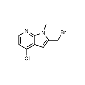 2-(Bromomethyl)-4-chloro-1-methyl-1H-pyrrolo[2,3-b]pyridine|CS-1346796