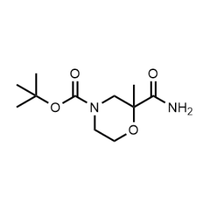 tert-Butyl 2-carbamoyl-2-methylmorpholine-4-carboxylate|CS-1346799