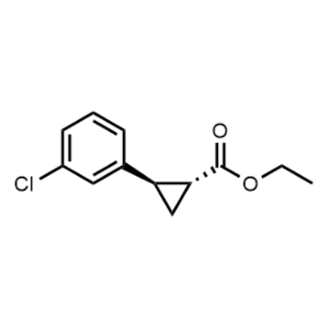 Ethyl (1R,2R)-2-(3-chlorophenyl)cyclopropane-1-carboxylate|CS-1346800