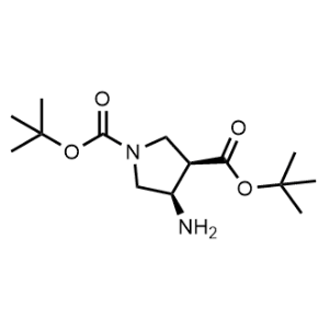 Di-tert-Butyl (3R,4R)-4-aminopyrrolidine-1,3-dicarboxylate|CS-1346804