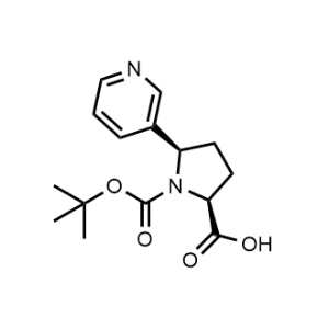 (2S,5R)-1-(Tert-butoxycarbonyl)-5-(pyridin-3-yl)pyrrolidine-2-carboxylic acid|CS-1346831