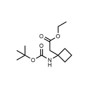 Ethyl 2-(1-((tert-butoxycarbonyl)amino)cyclobutyl)acetate|CS-1346847