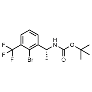 tert-Butyl (R)-(1-(2-bromo-3-(trifluoromethyl)phenyl)ethyl)carbamate|CS-1346851