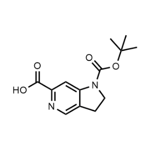 1-(Tert-butoxycarbonyl)-2,3-dihydro-1H-pyrrolo[3,2-c]pyridine-6-carboxylic acid|CS-1346852