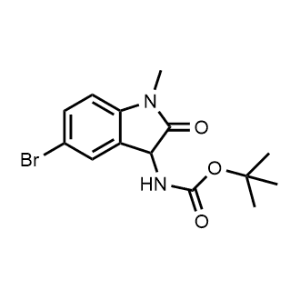 tert-Butyl (5-bromo-1-methyl-2-oxoindolin-3-yl)carbamate|CS-1346853