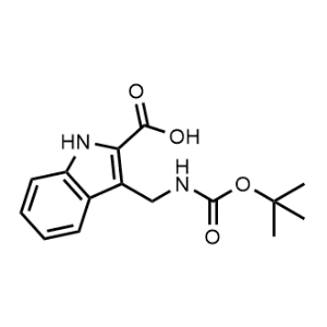 3-(((Tert-butoxycarbonyl)amino)methyl)-1H-indole-2-carboxylic acid|CS-1346871