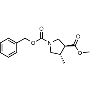 1-Benzyl 3-methyl (3S,4S)-4-methylpyrrolidine-1,3-dicarboxylate|CS-1346891