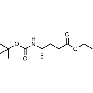 Ethyl (S)-4-((tert-butoxycarbonyl)amino)pentanoate|CS-1346907