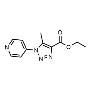 Ethyl 5-methyl-1-(pyridin-4-yl)-1H-1,2,3-triazole-4-carboxylate|CS-1346936