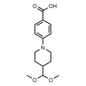 4-(4-(Dimethoxymethyl)piperidin-1-yl)benzoic acid|CS-1346959