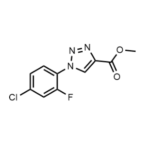Methyl 1-(4-chloro-2-fluorophenyl)-1H-1,2,3-triazole-4-carboxylate|CS-1346973