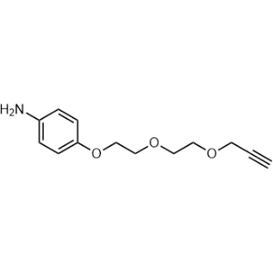 4-(2-(2-(Prop-2-yn-1-yloxy)ethoxy)ethoxy)aniline|CS-1347006