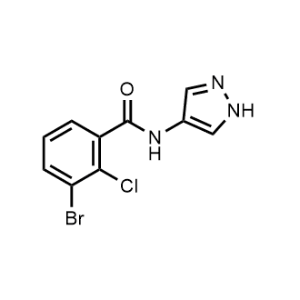 3-Bromo-2-chloro-N-(1H-pyrazol-4-yl)benzamide|CS-1347039