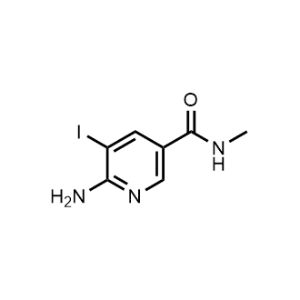 6-Amino-5-iodo-N-methylnicotinamide|CS-1347044