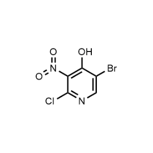 5-Bromo-2-chloro-3-nitropyridin-4-ol|CS-1347059