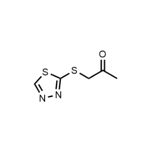 1-((1,3,4-Thiadiazol-2-yl)thio)propan-2-one|CS-1347081