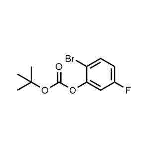 2-Bromo-5-fluorophenyl tert-Butyl carbonate|CS-1347148