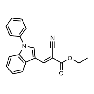 Ethyl 2-cyano-3-(1-phenyl-1H-indol-3-yl)acrylate|CS-1347152