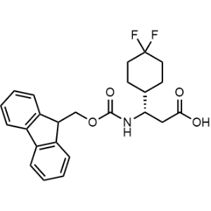 (S)-3-((((9H-Fluoren-9-yl)methoxy)carbonyl)amino)-3-(4,4-difluorocyclohexyl)propanoic acid|CS-1347414