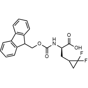 (2R)-2-((((9H-Fluoren-9-yl)methoxy)carbonyl)amino)-3-(2,2-difluorocyclopropyl)propanoic acid|CS-1347419