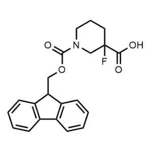 1-(((9H-Fluoren-9-yl)methoxy)carbonyl)-3-fluoropiperidine-3-carboxylic acid|CS-1347426