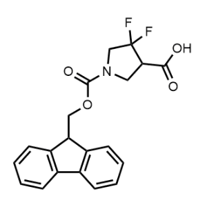 1-(((9H-Fluoren-9-yl)methoxy)carbonyl)-4,4-difluoropyrrolidine-3-carboxylic acid|CS-1347443