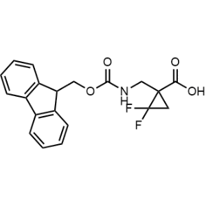 1-(((((9H-Fluoren-9-yl)methoxy)carbonyl)amino)methyl)-2,2-difluorocyclopropane-1-carboxylic acid|CS-1347448