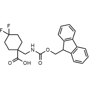 1-(((((9H-Fluoren-9-yl)methoxy)carbonyl)amino)methyl)-4,4-difluorocyclohexane-1-carboxylic acid|CS-1347449