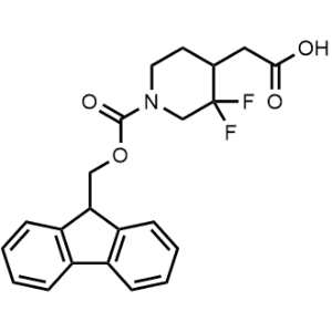 2-(1-(((9H-Fluoren-9-yl)methoxy)carbonyl)-3,3-difluoropiperidin-4-yl)acetic acid|CS-1347455