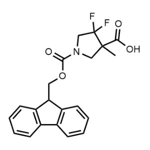 1-(((9H-Fluoren-9-yl)methoxy)carbonyl)-4,4-difluoro-3-methylpyrrolidine-3-carboxylic acid|CS-1347457
