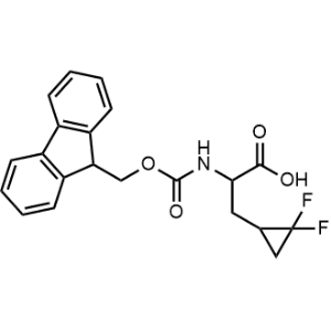 2-((((9H-Fluoren-9-yl)methoxy)carbonyl)amino)-3-(2,2-difluorocyclopropyl)propanoic acid|CS-1347474
